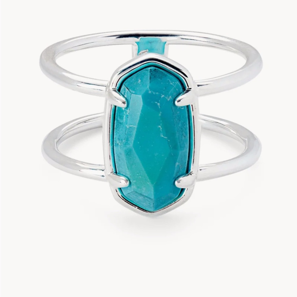 Kendra Scott Turquoise Sterling Silver Ring